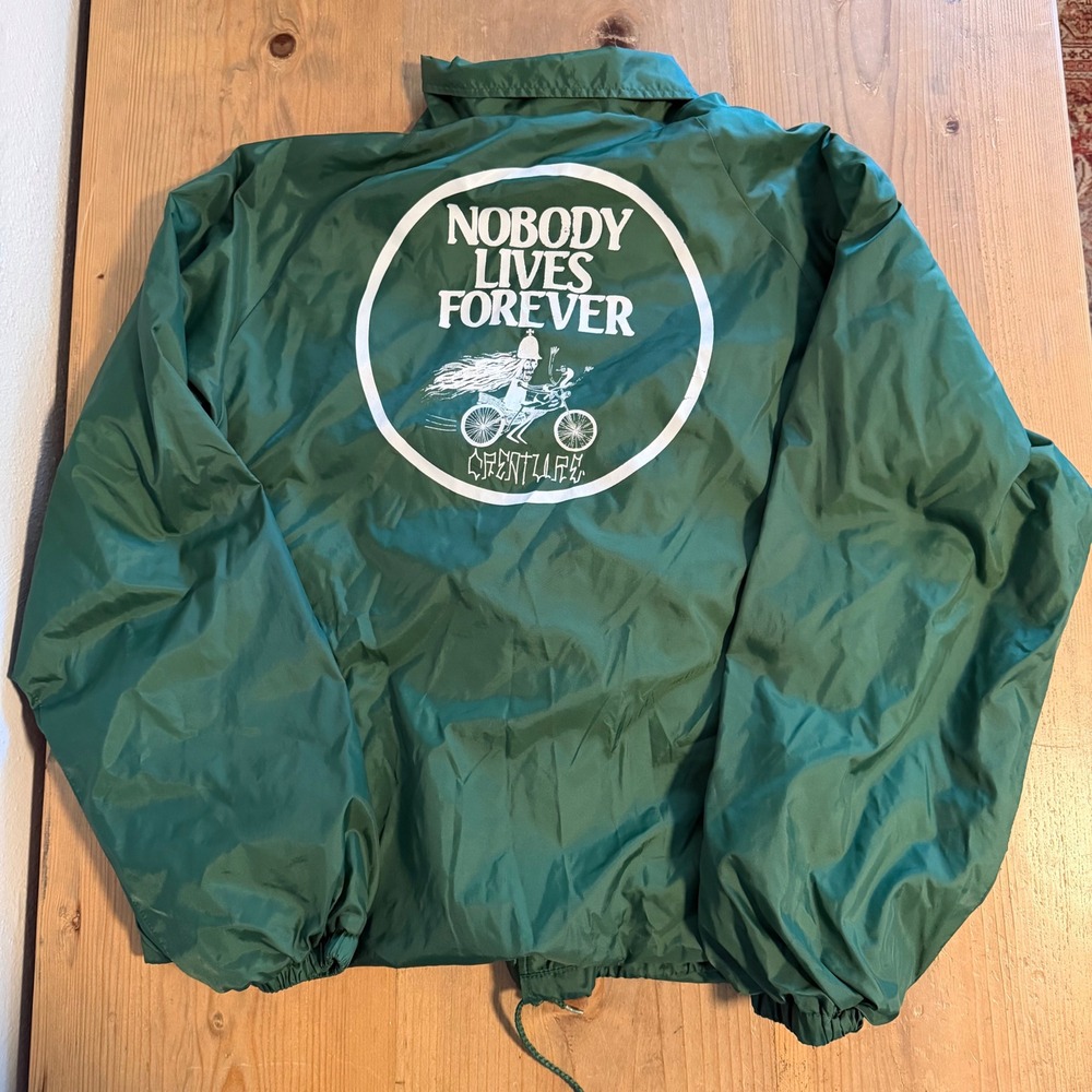 Creature Skateboards Large Nobody Lives Forever Coaches Jacket NHS windbreaker